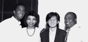 Paula with 3 business associates