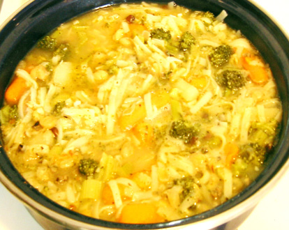 Noodle & Broccoli Soup